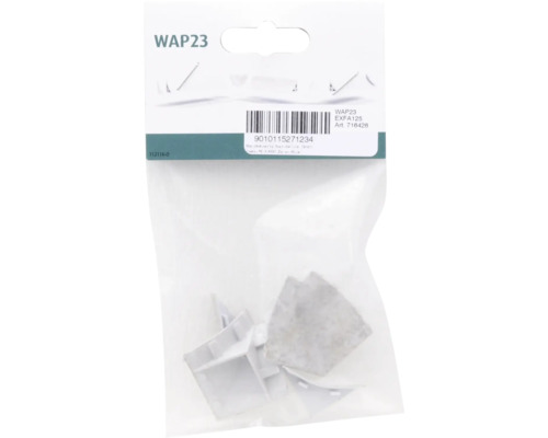 Accessoireset voor wandafwerking, marmer, witgrijs F092, 4-delig
