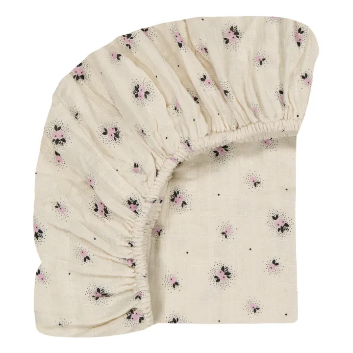 Rose in April Drap-housse Olivia Pomme | Lilas