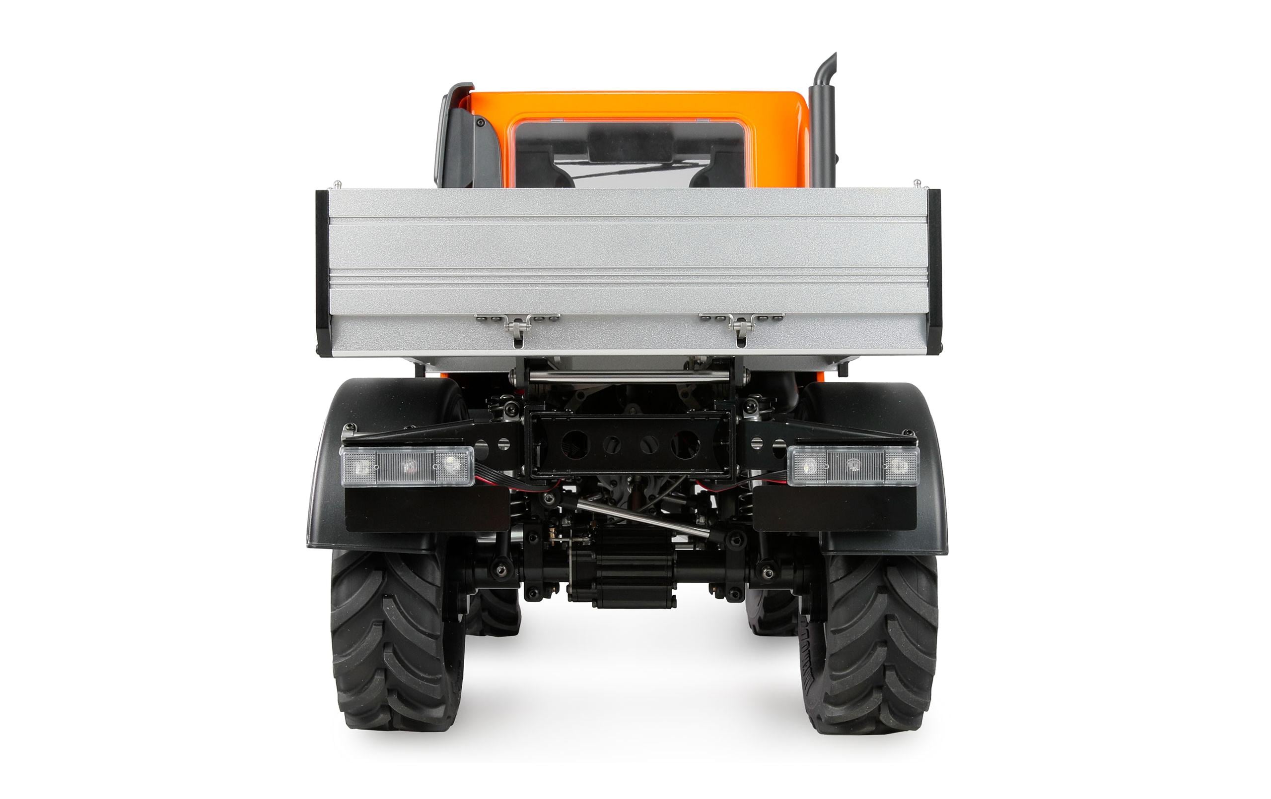 Mercedes-Benz Unimog Geräteträger 4WD Orange 1:10, ARTR<br>Originalgetreues Unimog RC-Modell