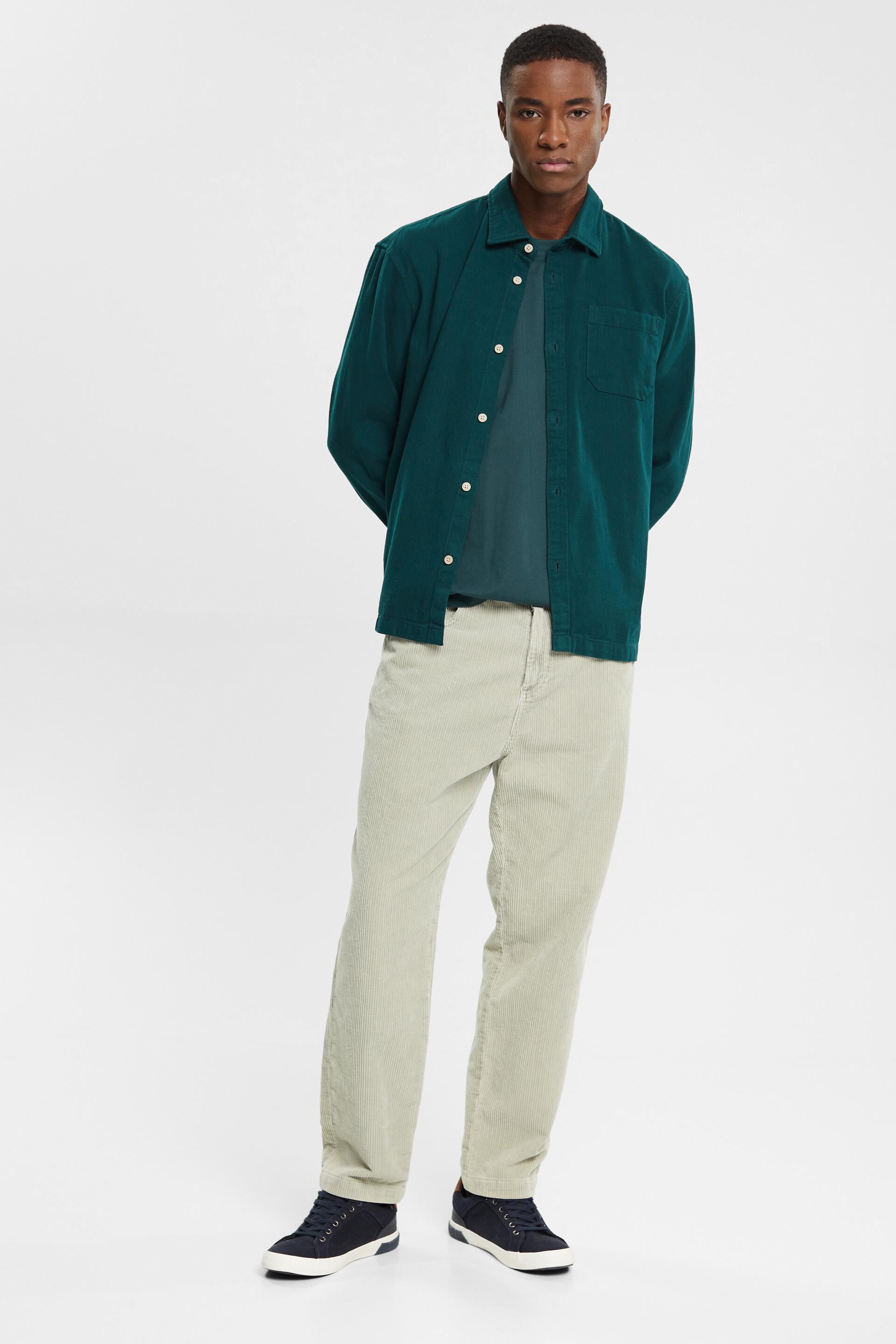 Chemise en twill uni