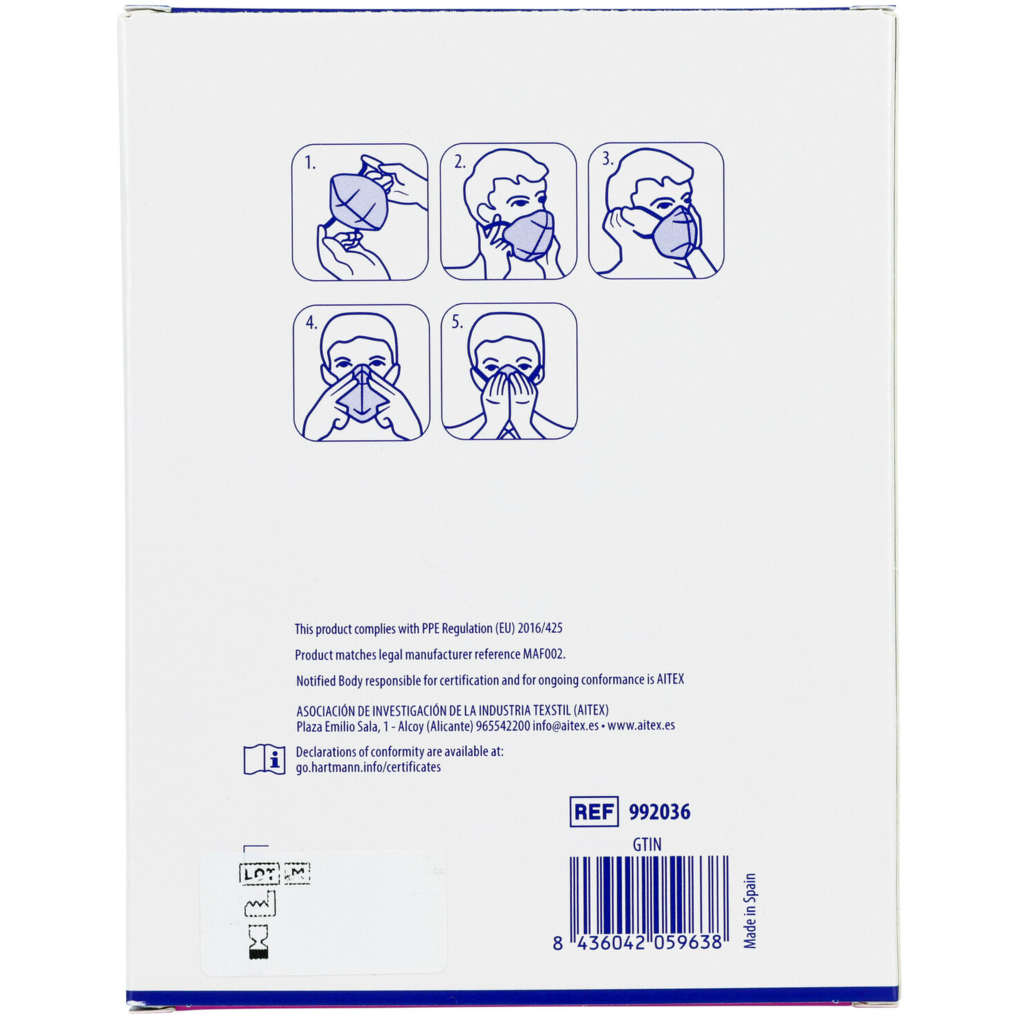 Foliodress Maske Loop FFP2 10 Stück