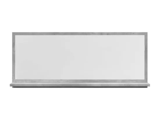 Armoire à miroir de salle de bain gris béton bois d'ingénierie