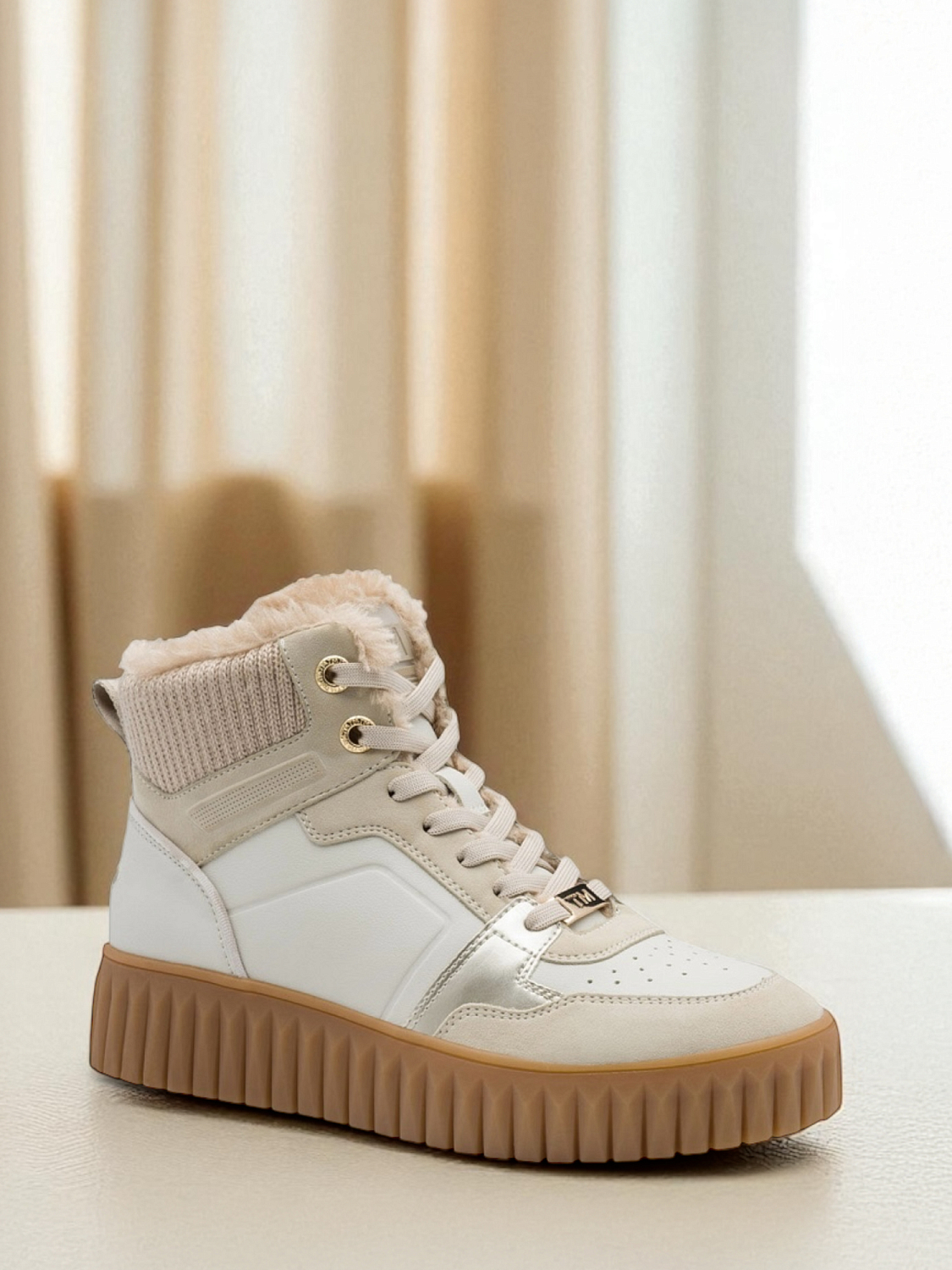 Marco Tozzi Arona Warm Boots Cream