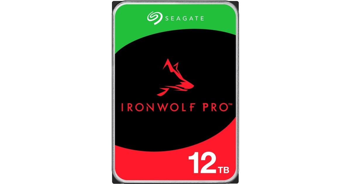 SeagateIronWolf Pro 12 TB harde schijf  (ST12000NT001, SATA/600, 24/7)