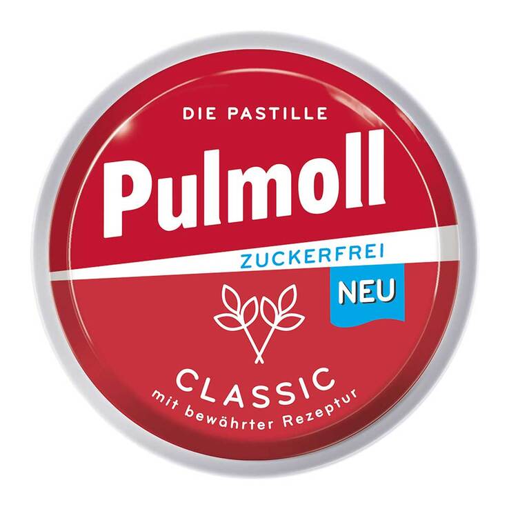 Pulmoll Classic zuckerfrei Bonbons, 50 g