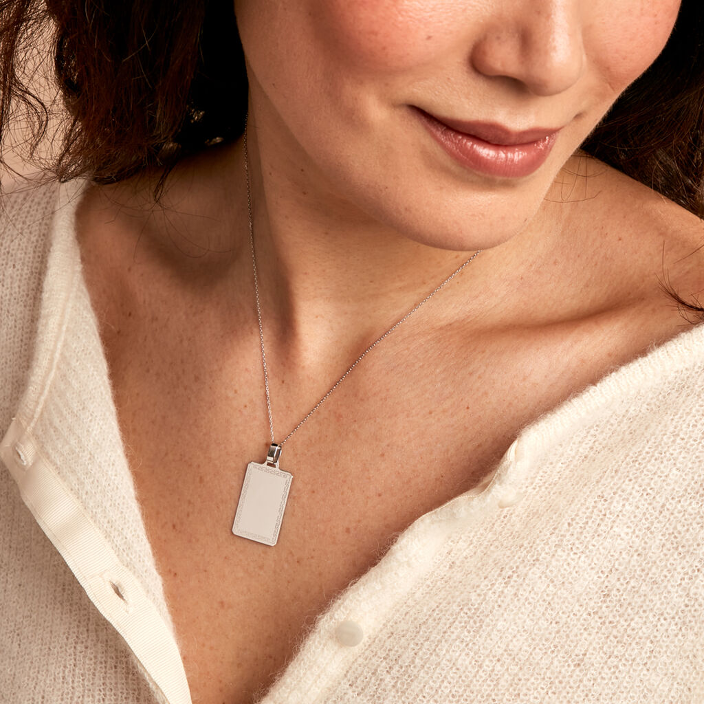 Pendentif Sirona Plaque Or Jaune