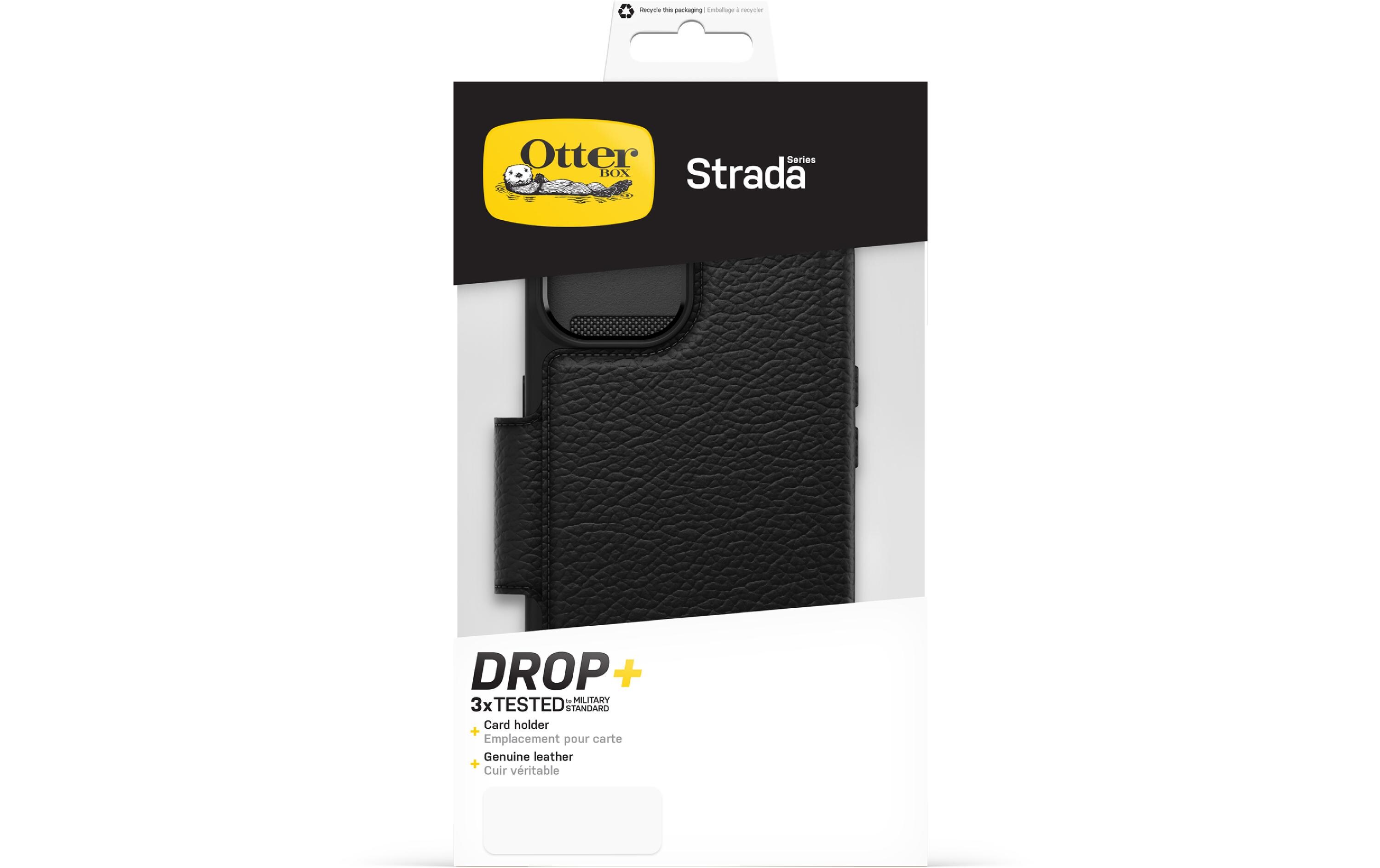 Book Cover Strada iPhone 14 SchwarzSchutzhülle für das Apple iPhone 14