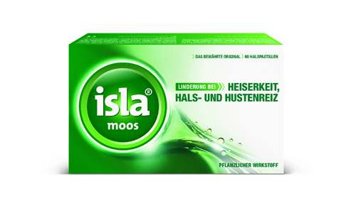 Isla Moos<br>60 Stück, Pastillen