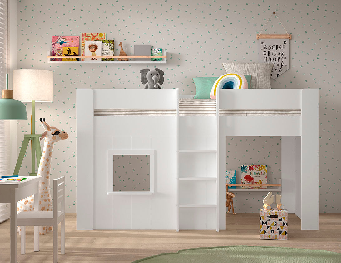 LUCEVI - Reno Halfhoogslaper 90x200cm - Wit