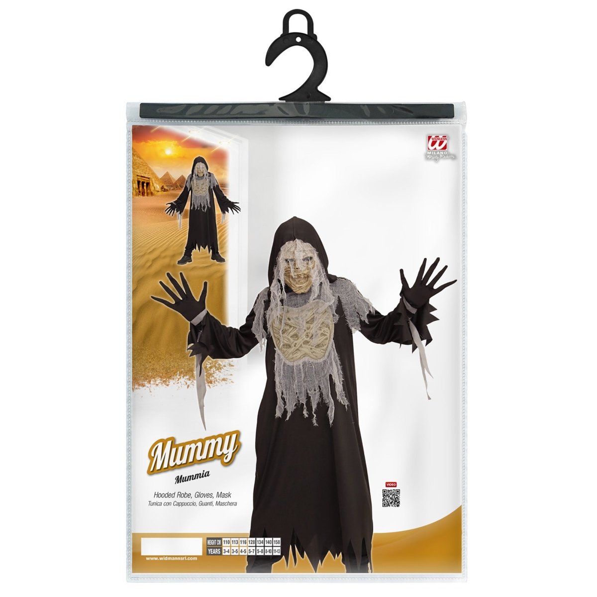 Halloween Kostuum Kind Mummie 4 delig