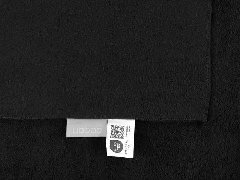 COCON Decke Fleece Polar 150 x 210 cm, Anthrazit Flauschige Fleecedecke