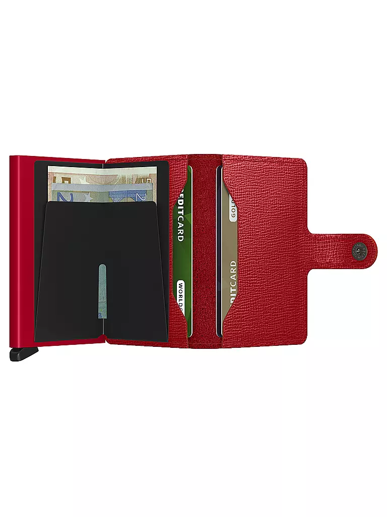 SECRID Geldbörse - Miniwallet Crisple Mini Lipstick rot