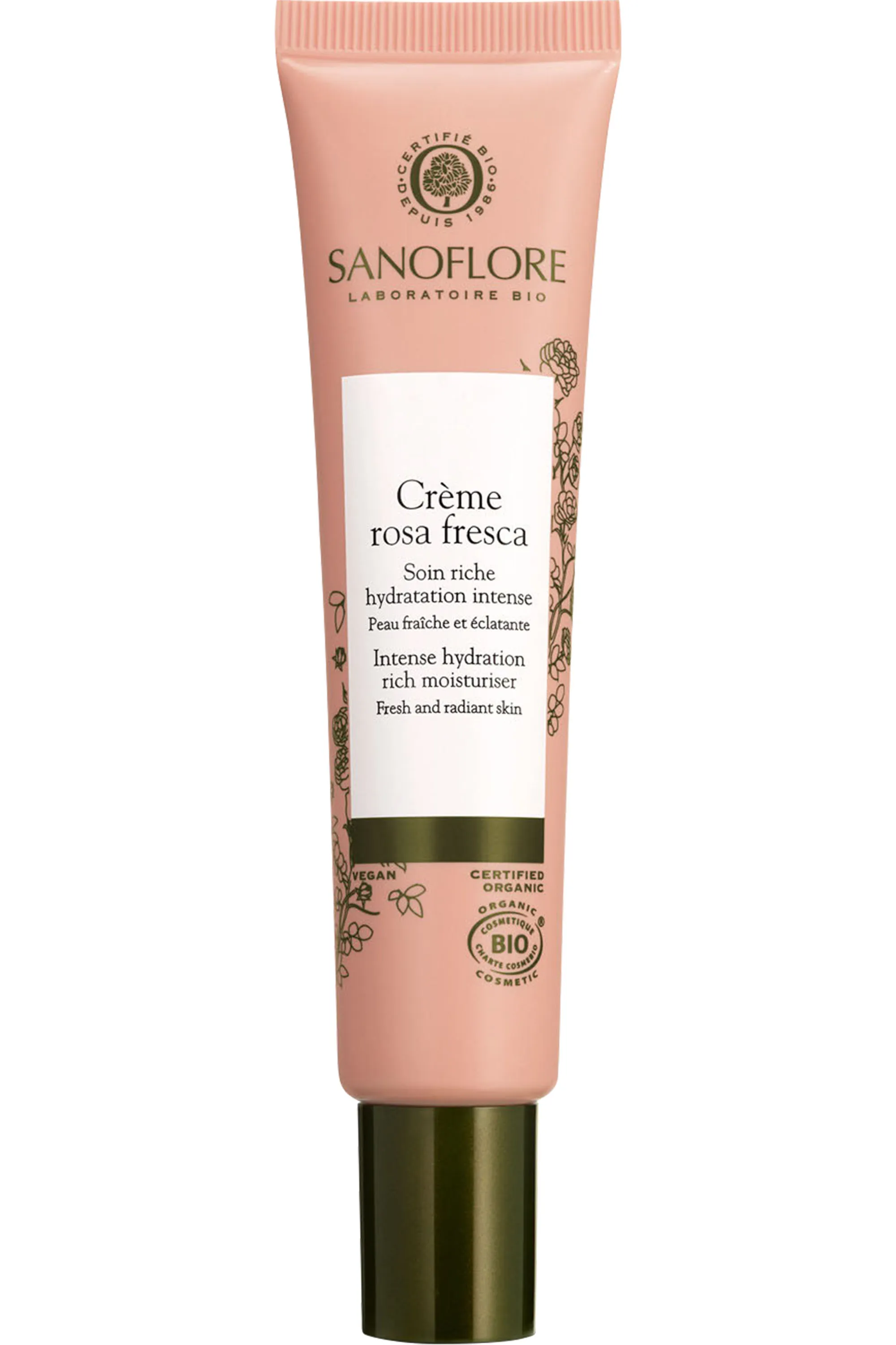 Sanoflore Crème hydratante riche Rosa Fresca-40 ml