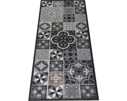 Vuilopvangende loper Tegels Antra antraciet 66x150 cm