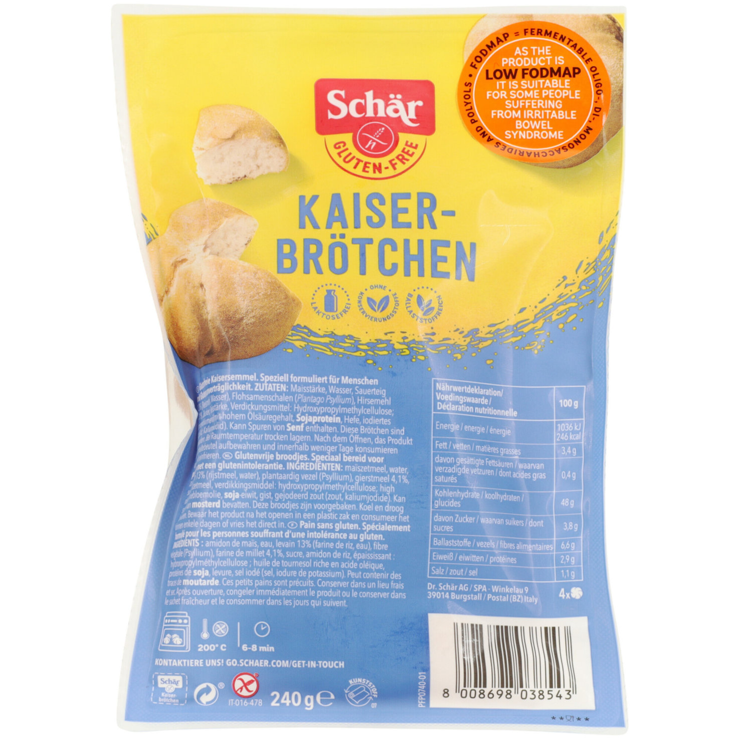 Schär Kaiserbrötchen glutenfrei
