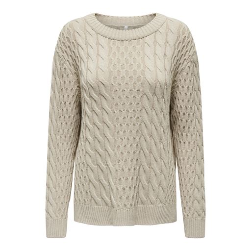 ONLY Helena Striktrøje, Feather Gray, M