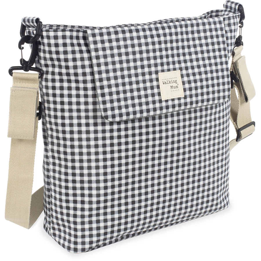 Walking Mum Wickeltasche I Love Vichy Schwarz
