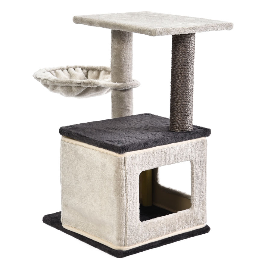 Arranhador para Gatos WUAPU 3x1 Marrom 69x40x138
