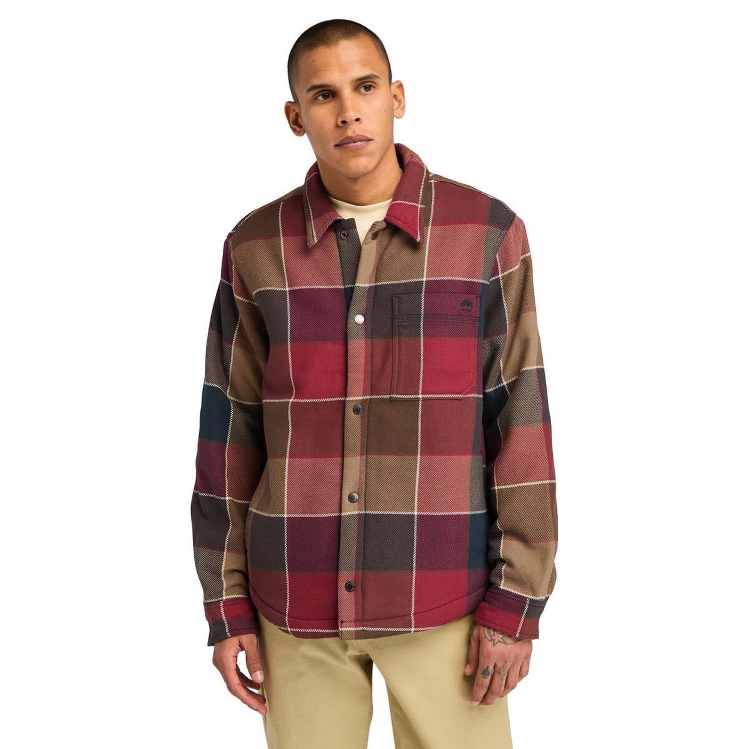 Timberland  Sherpa Lined Plaid Overshirt