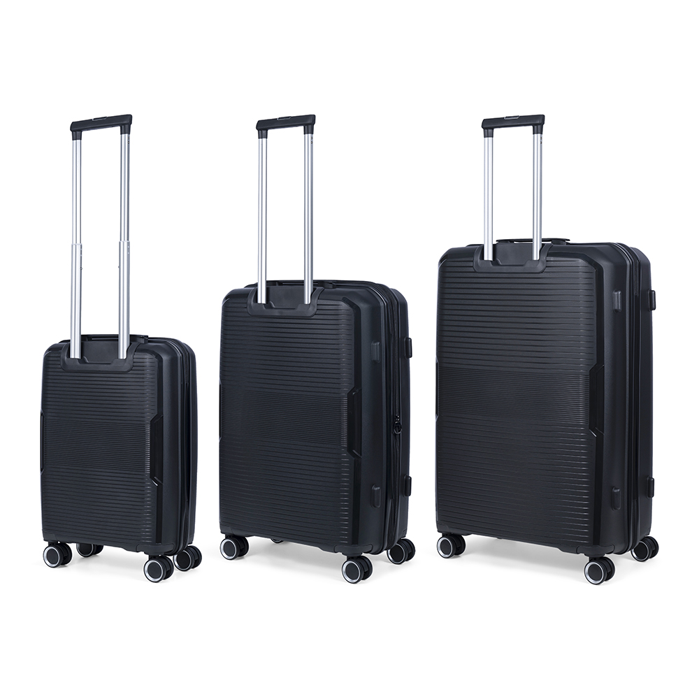 TravelZ Swinger 3-delige kofferset - Black