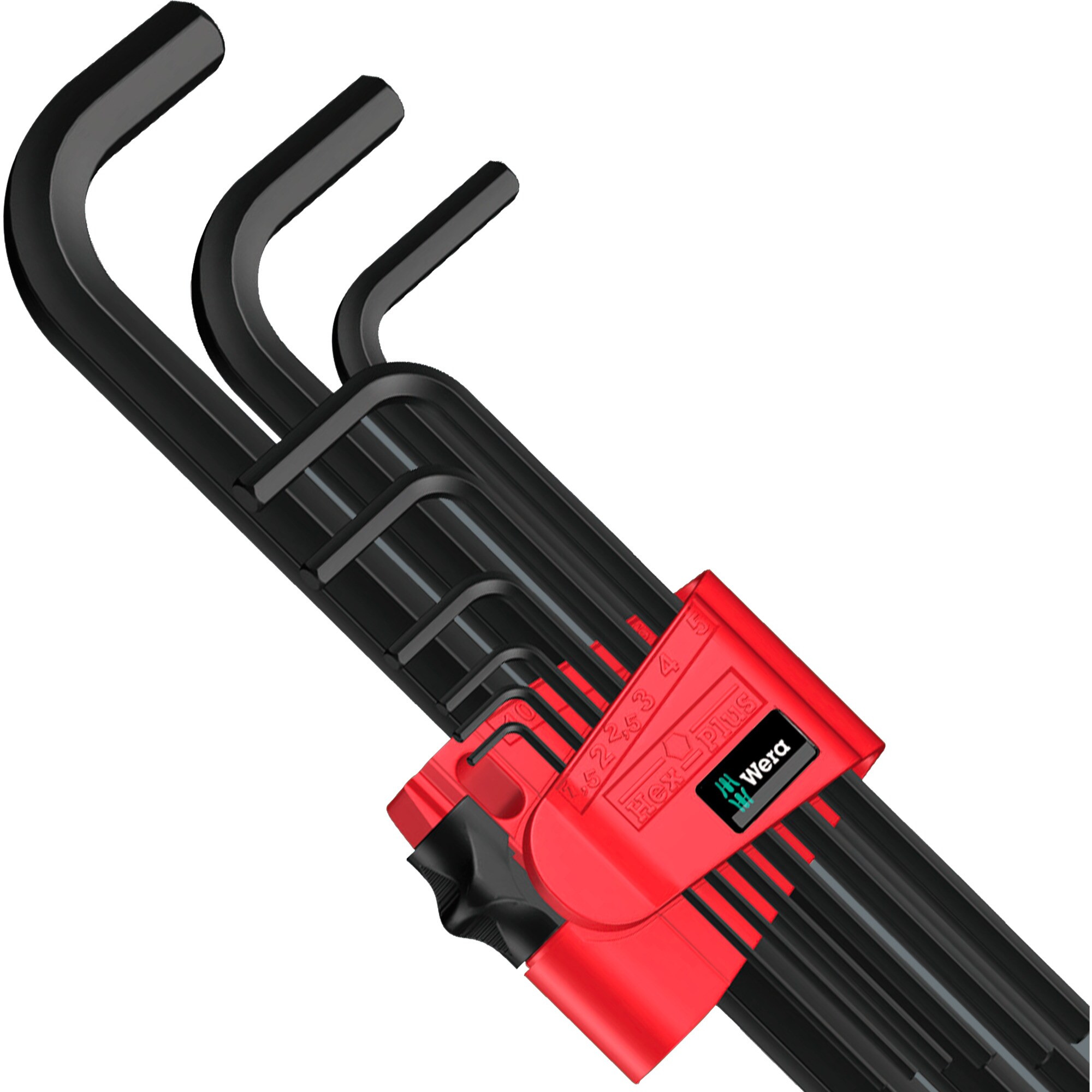 Wera Schraubendreher 950/9 Hex-Plus 7 Winkelschlüsselsatz, 9-teilig