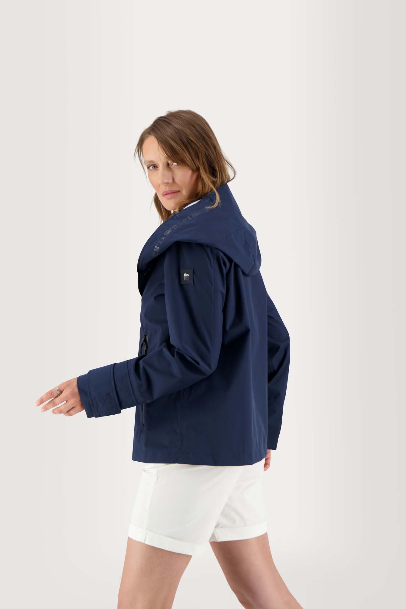 Caban Femme Matière Légère & Imperméable Marine
