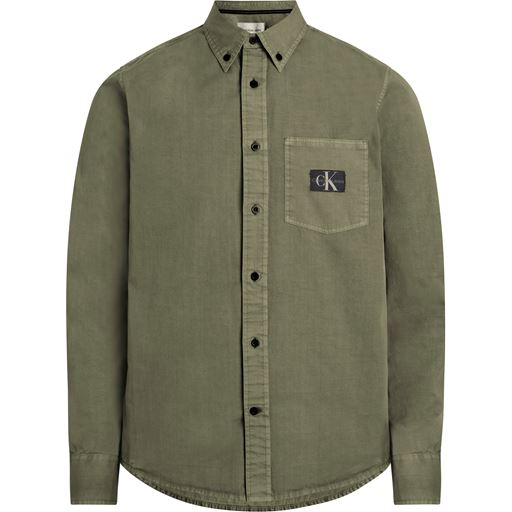 Calvin Klein Jeans Regular Skjorte, Dusty Olive, XL
