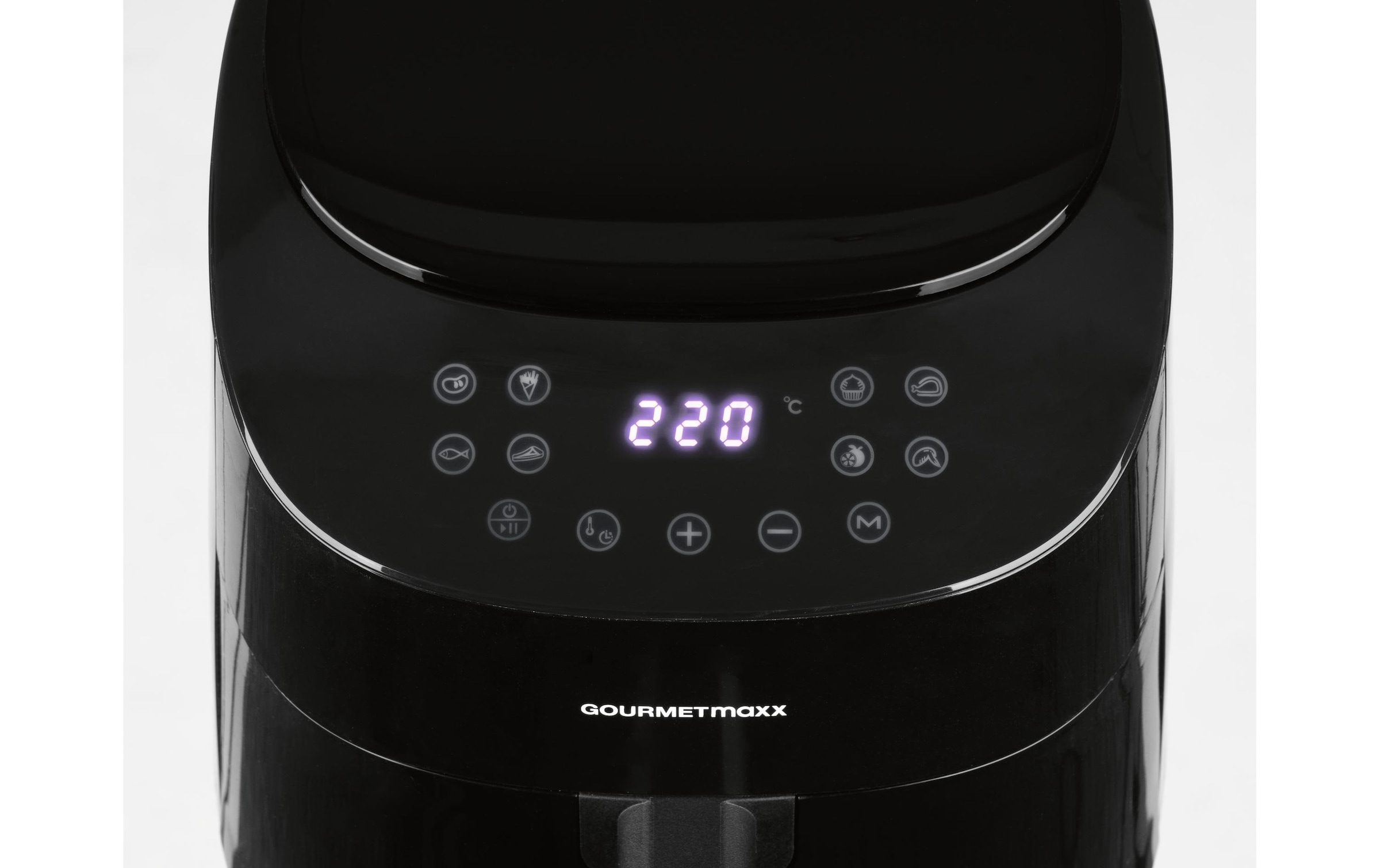 GOURMETmaxx Heissluftfritteuse »Digital Schwarz« 1450 W