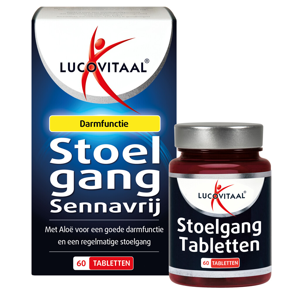 2x Lucovitaal Stoelgang Sennavrij60 tabletten