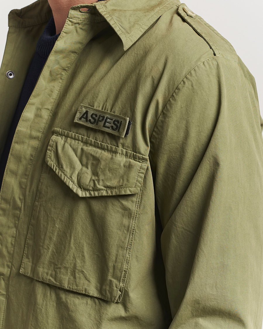 Aspesi Cotton Field Shirt Military