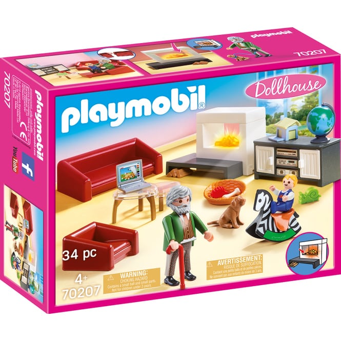 PLAYMOBIL® Dollhouse 70207 - Gemütliches Wohnzimmer