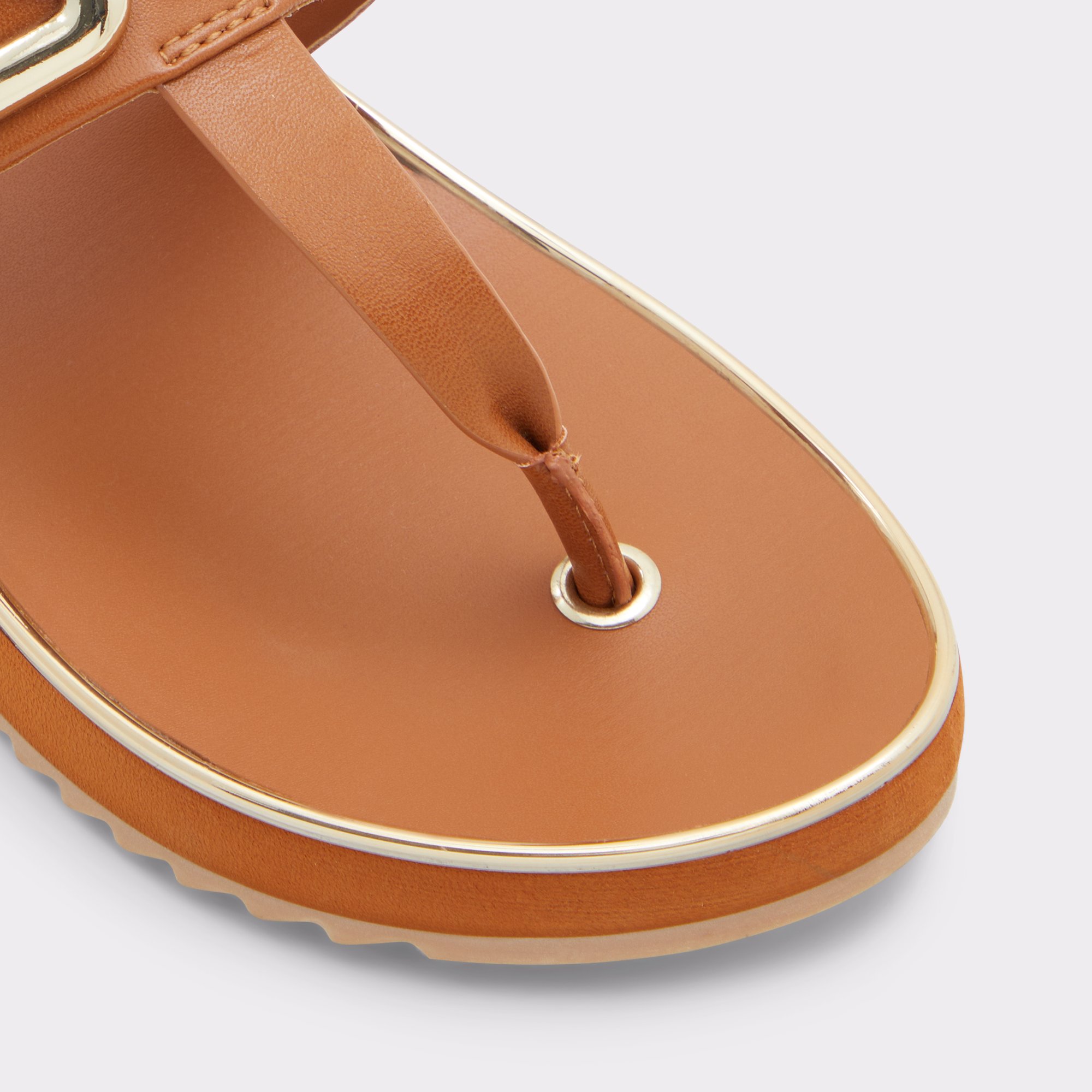 Wiameth Medium Brown Women Flat Sandals