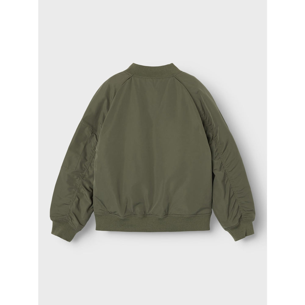 Køb Name It Dusty Olive Mathias Bomber Jakke