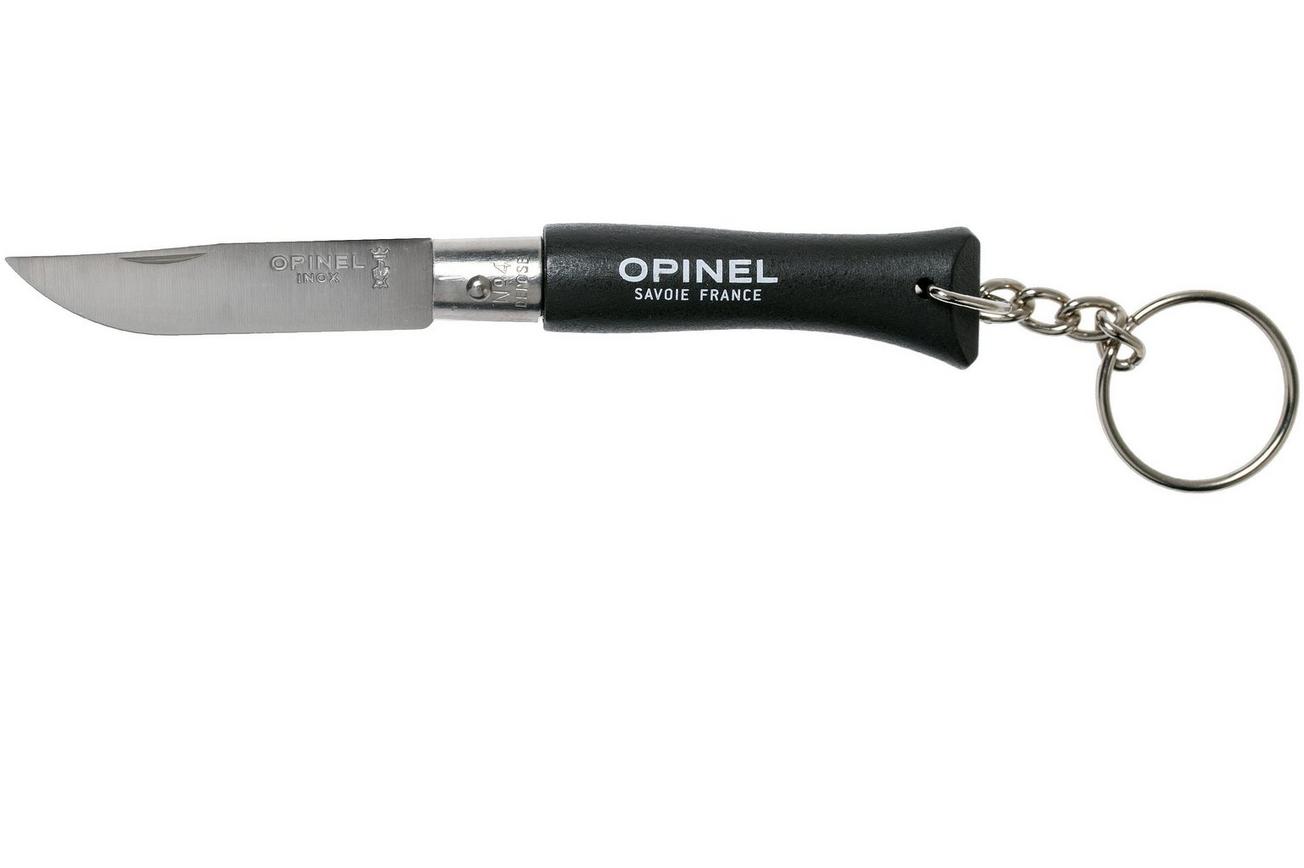 Opinel zakmes No. 04RV Keyring zakmes, Black