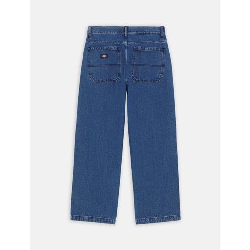 Dickies Double Knee Denim Bukser, Classic Blue, W30/L32