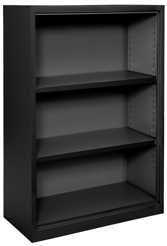 Regal Steel, 3 Ordnerhöhen, schwarz (RAL 9005)