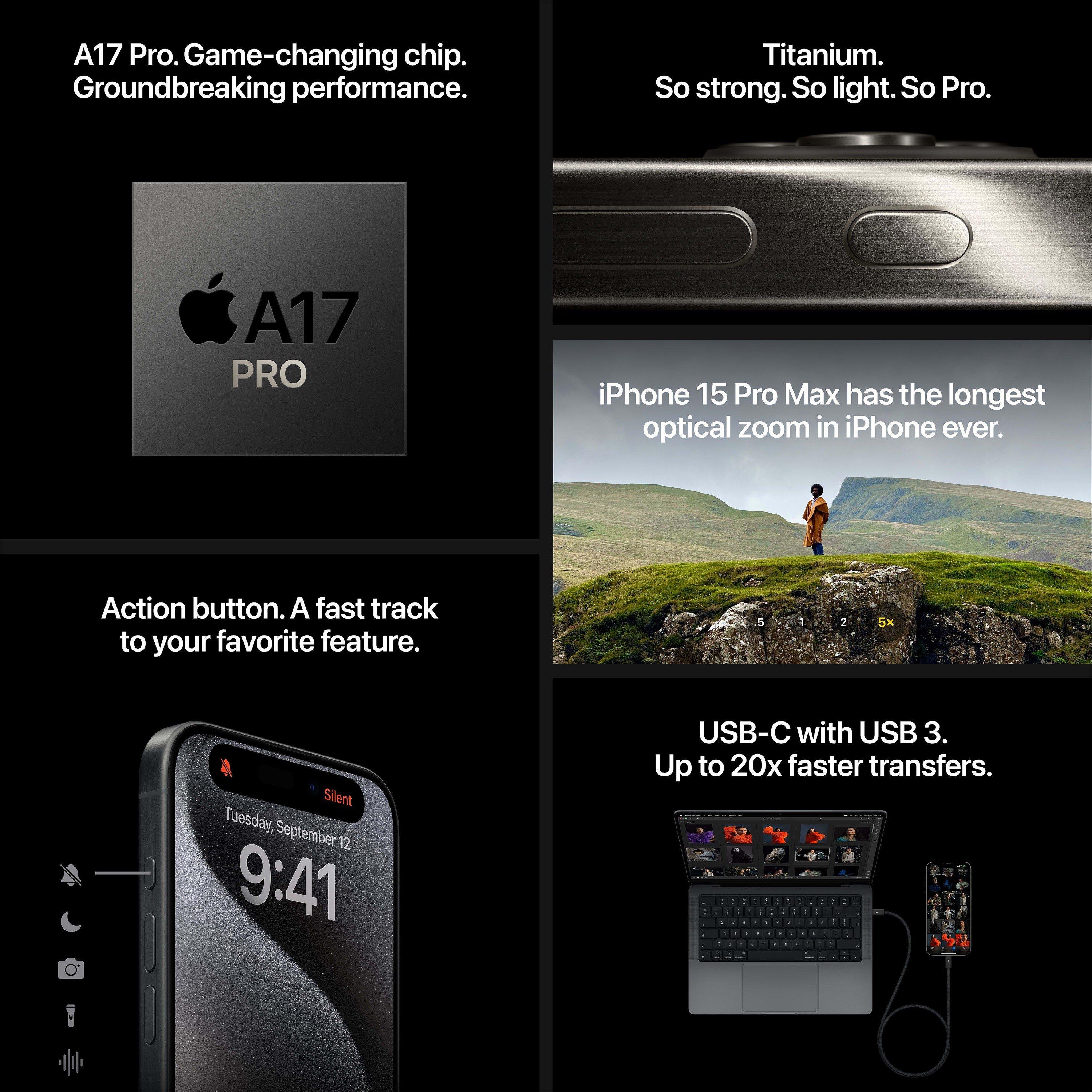 Apple GAME iPhone 15 Pro Max 256Gb Natural Titanium