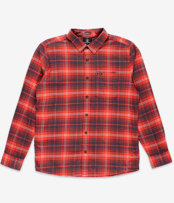 Volcom Caden Plaid Hemd (bright red)