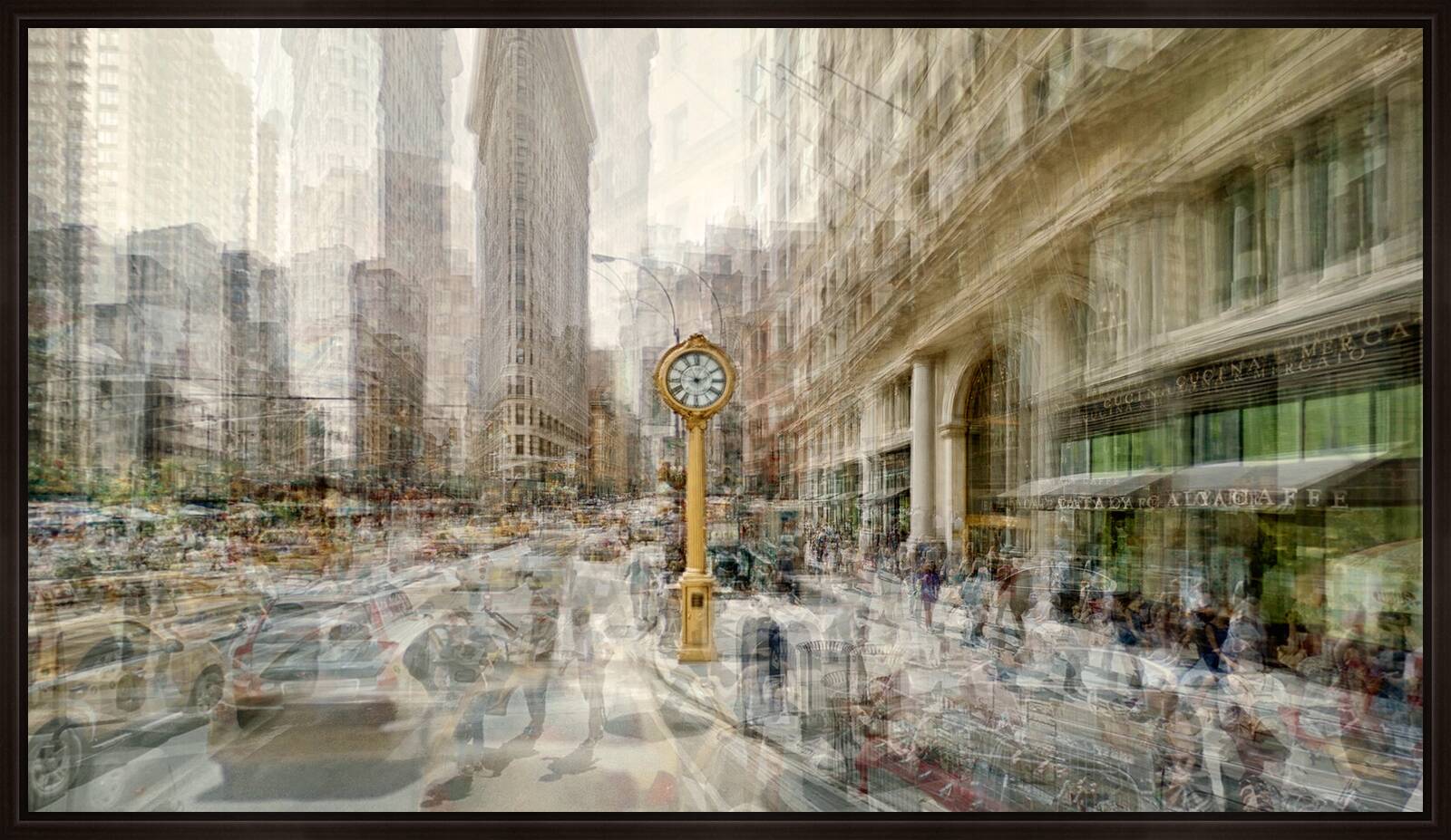 Fifth Avenue Clock by Pep Ventosa - Limited Edition. Edition of: 150. Signed.