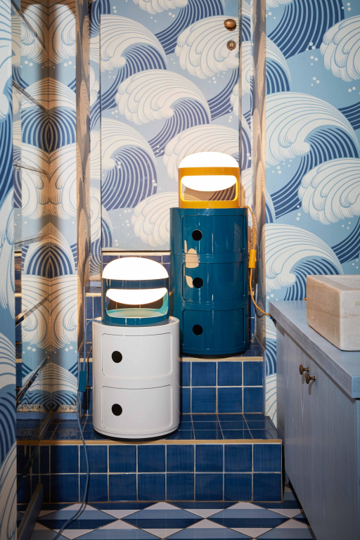 Kartell KD28 tafellamp oranje