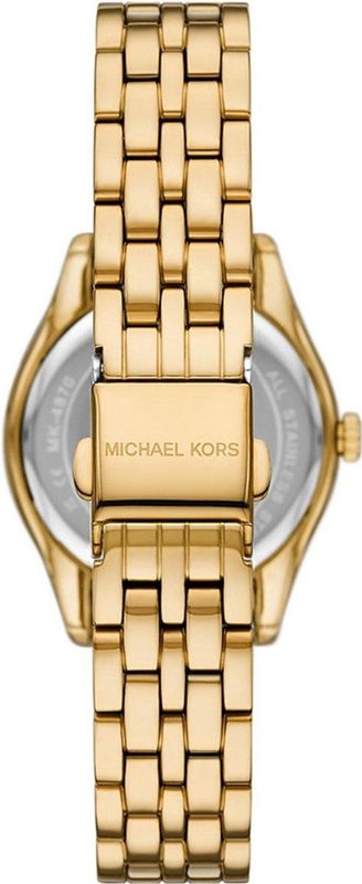 Michael Kors - Harlowe - Horloge - Goud - Analoog - 33 mm