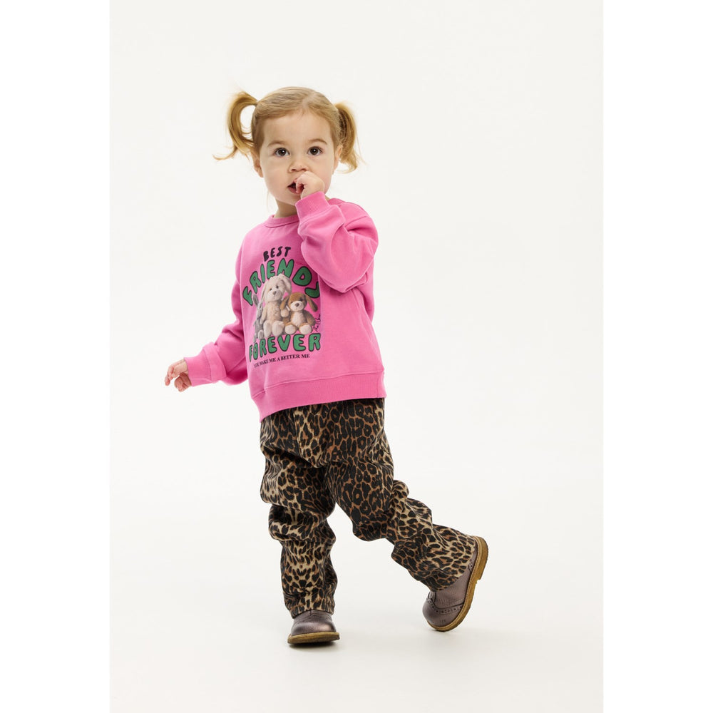 Køb THE NEW Siblings Feather Gray AOP Paloma Straight Jeans