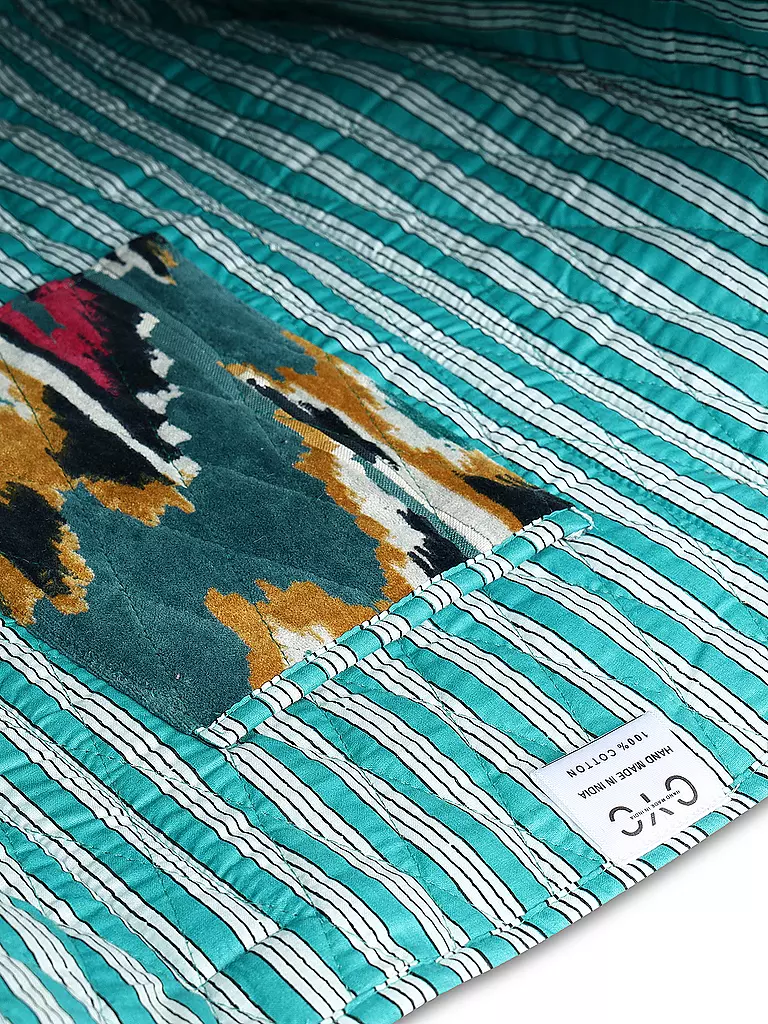 CONSCIOUS YOGA COLLECTIVE Tasche - Shopper VELVET IKAT SHOPPER grün