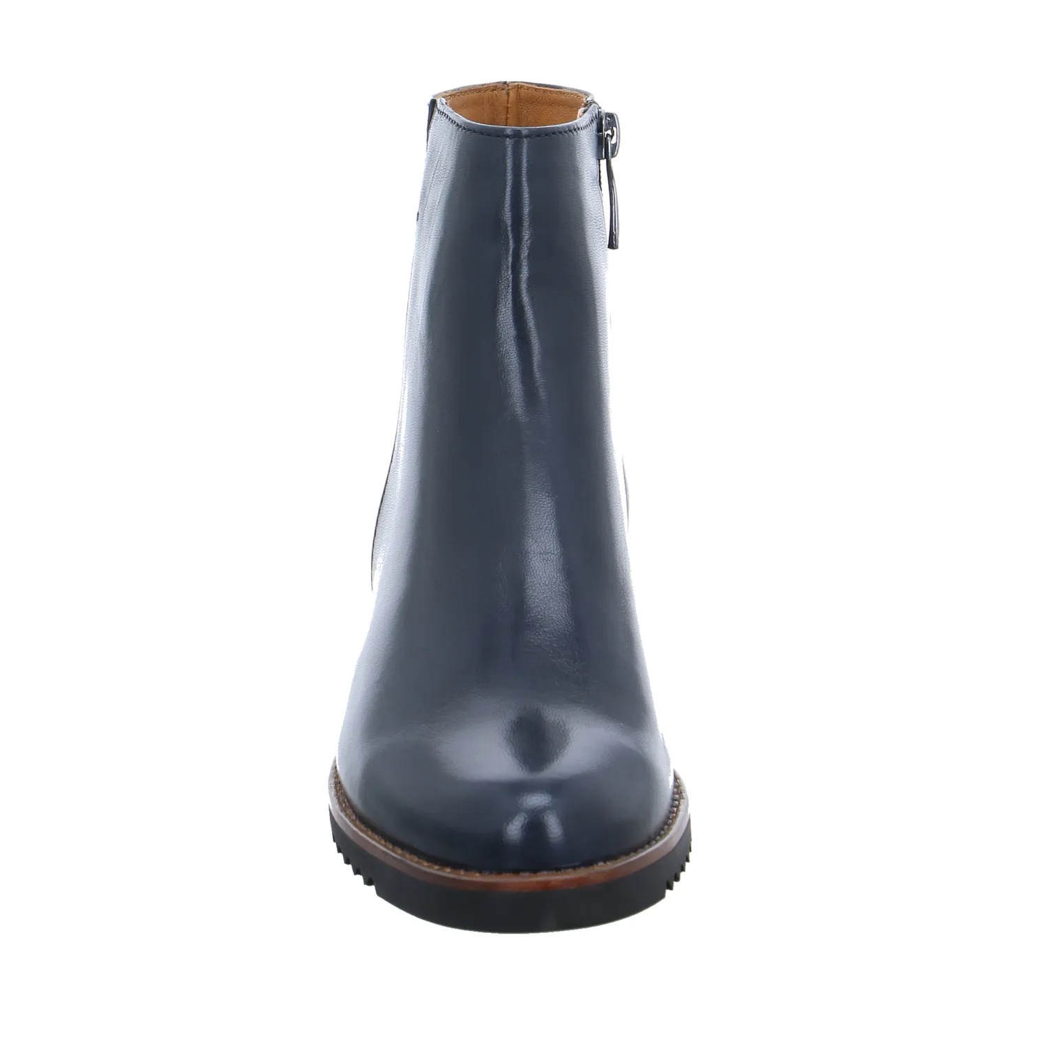 EVERYBODY Stiefelette Blau Leder