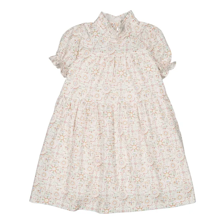 Petite Lucette Exclusivité Petite Lucette x Smallable - Robe Coton Bio Zoé | Ecru