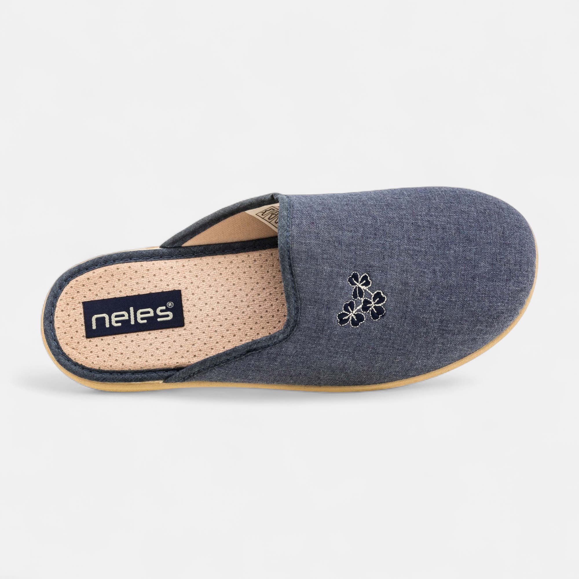 Pantoufles mules Femme bleu