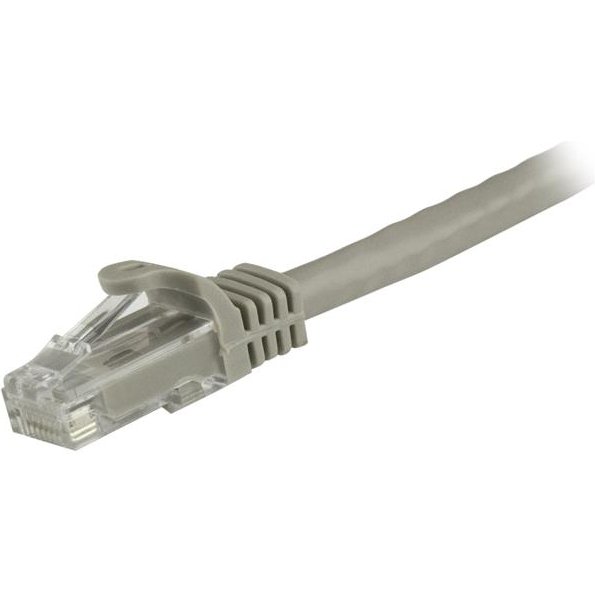 StarTech.com Cordon de raccordement UTP CAT6 - 1,5 m - Sans crochet - Câble patch RJ45 - Gris