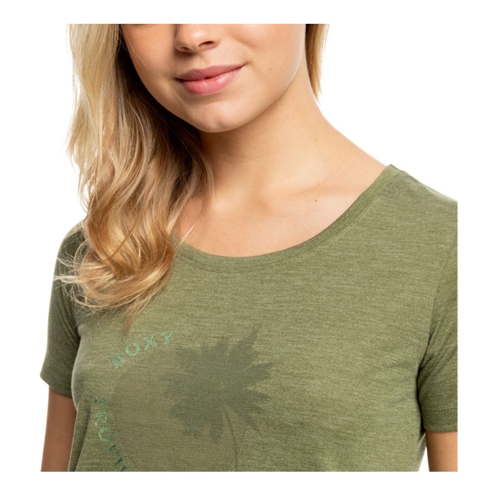 Roxy CHASING THE WAVE - Tee-shirt Femme loden green