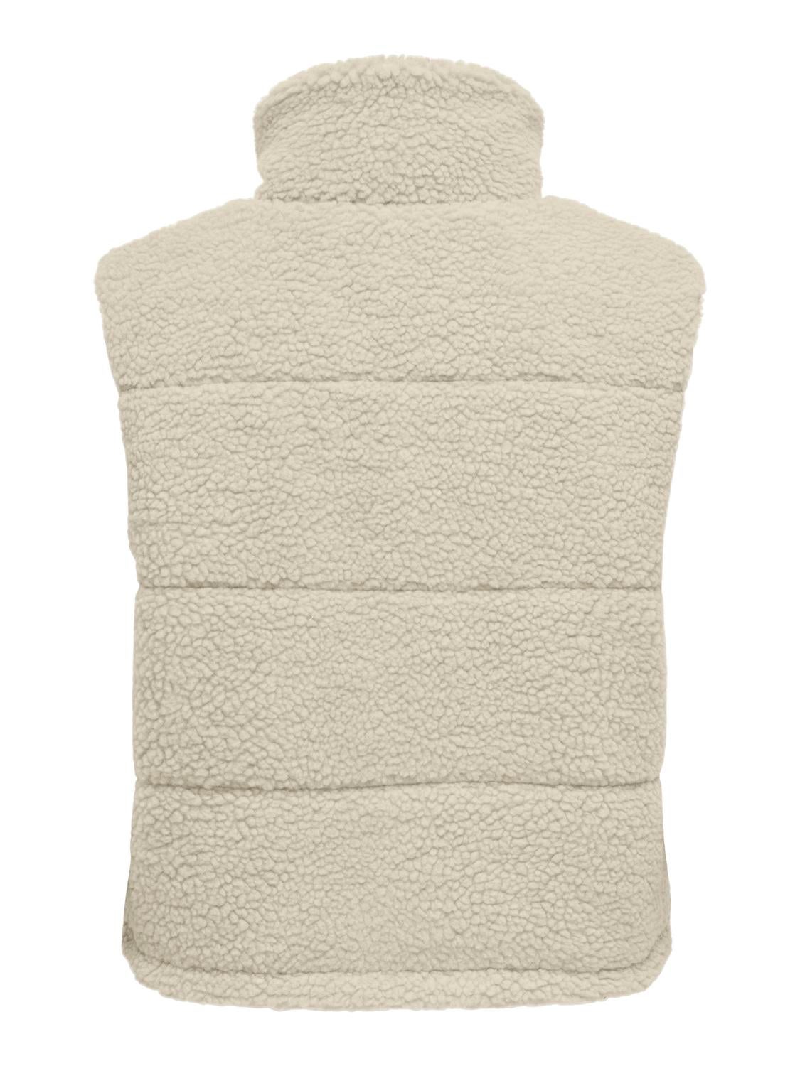 ONLSANDRA Teddyfell Weste Pumice Stone