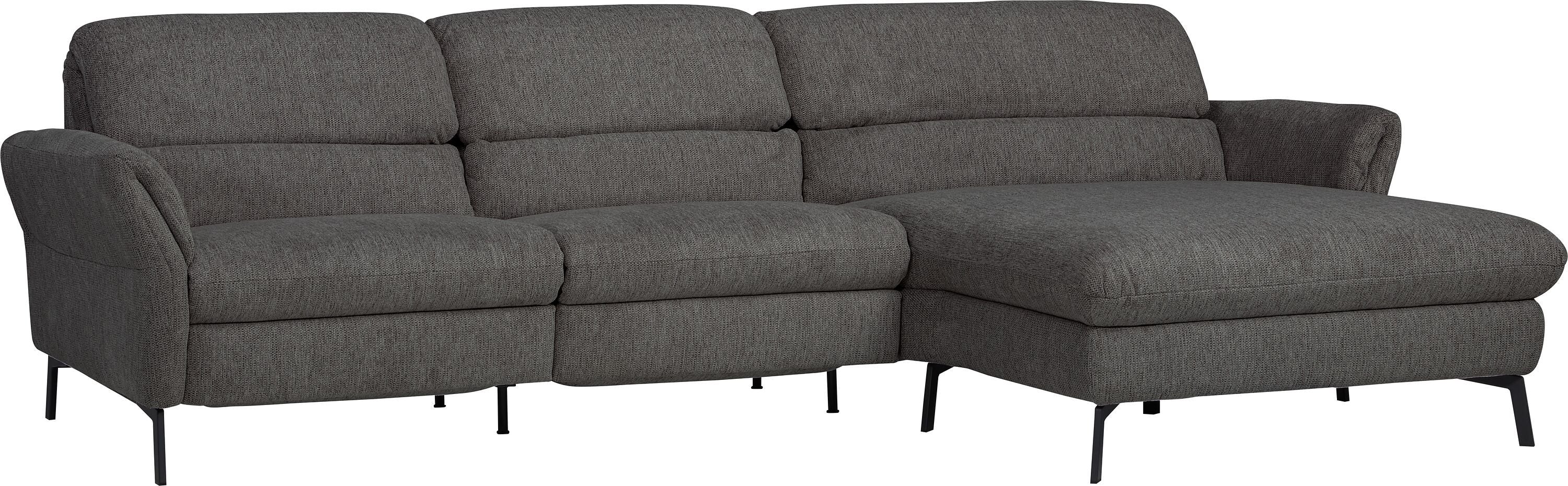 SEBO Ecksofa - Anthrazit / B: 284.0 cm x T: 161.0 cm x H: 84.0 cm